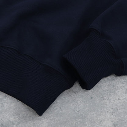 AMI PARIS スウェット ネイビー コットン ハートロゴ 刺繍  USW005.747