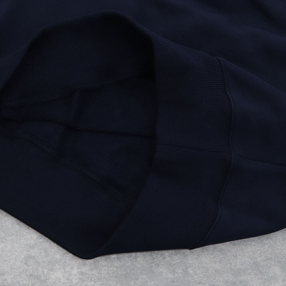 AMI PARIS スウェット ネイビー コットン ハートロゴ 刺繍  USW005.747