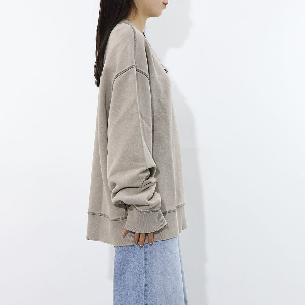 AMI PARIS スウェット グレー クリーム アイボリー ブルー コットン ロゴ USW016.JE0052