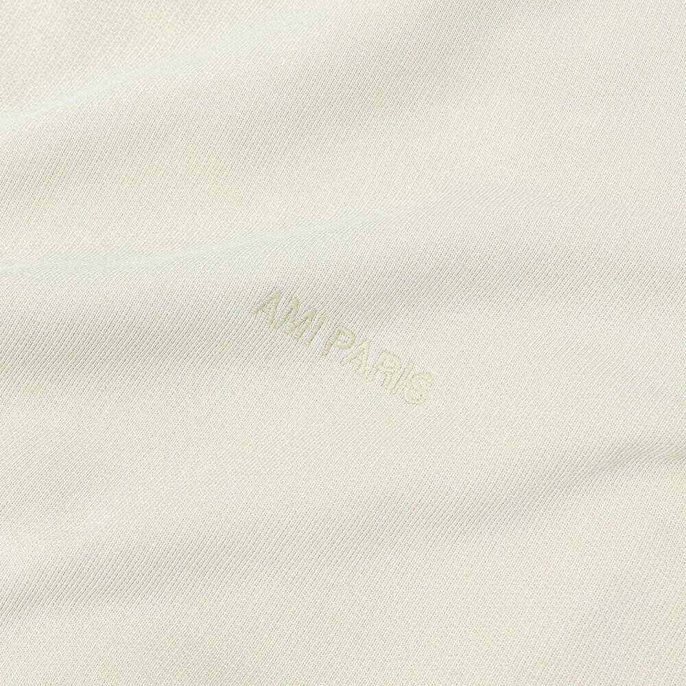 AMI PARIS スウェット グレー クリーム アイボリー ブルー コットン ロゴ USW016.JE0052