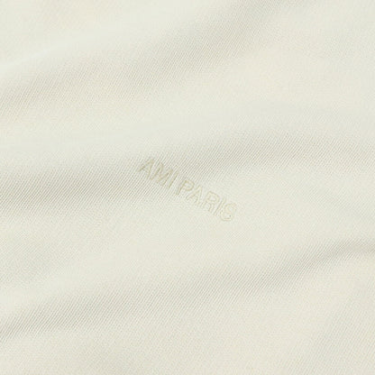 AMI PARIS スウェット グレー クリーム アイボリー ブルー コットン ロゴ USW016.JE0052