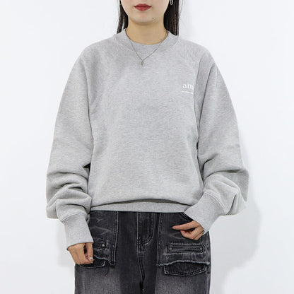 AMI PARIS スウェット ブラック クリーム グレー ロゴプリント  シンプル USW024.747