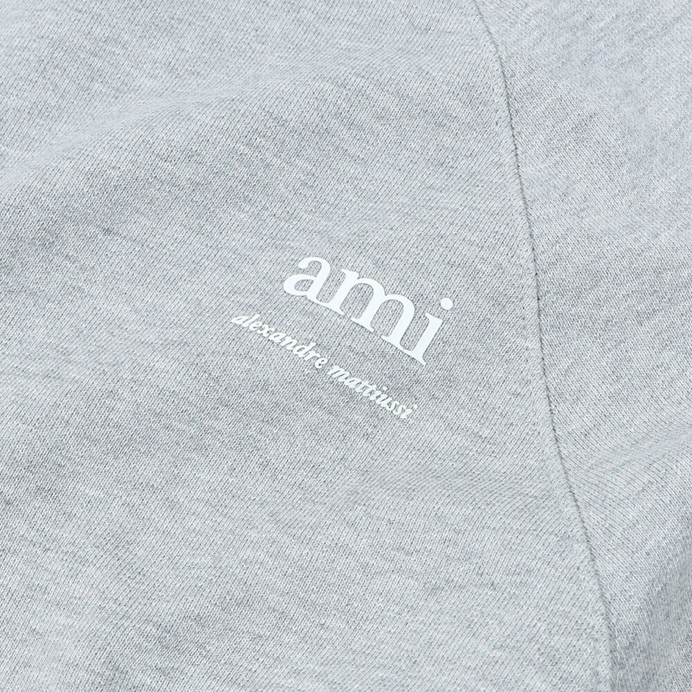 AMI PARIS スウェット ブラック クリーム グレー ロゴプリント  シンプル USW024.747