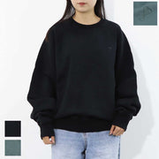 AMI PARIS スウェット ブラック ブルー系 コットン ハートロゴ 刺繍  シンプル USW040.JE0091