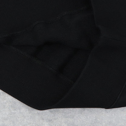 AMI PARIS スウェット ブラック ブルー系 コットン ハートロゴ 刺繍  シンプル USW040.JE0091