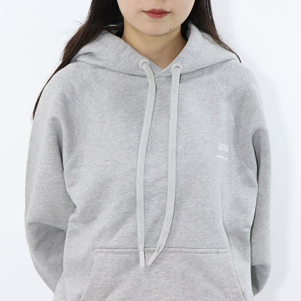 AMI PARIS スウェット ブラック グレー ハートロゴ USW224.747