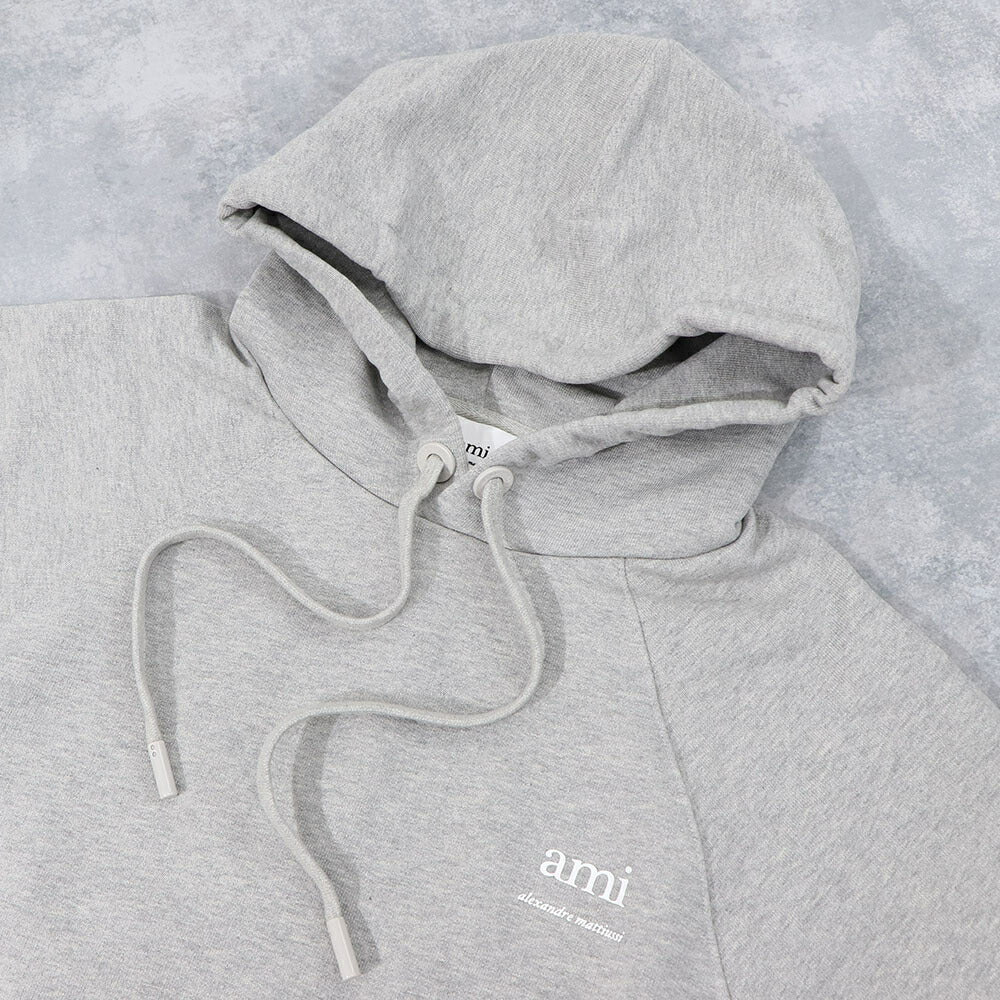 AMI PARIS スウェット ブラック グレー ハートロゴ USW224.747
