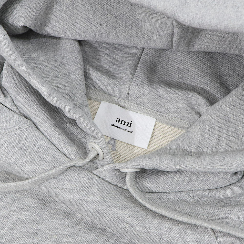 AMI PARIS スウェット ブラック グレー ハートロゴ USW224.747