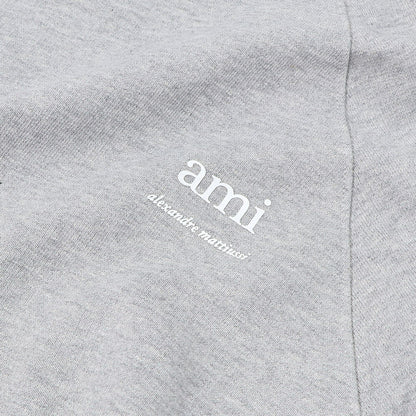 AMI PARIS スウェット ブラック グレー ハートロゴ USW224.747