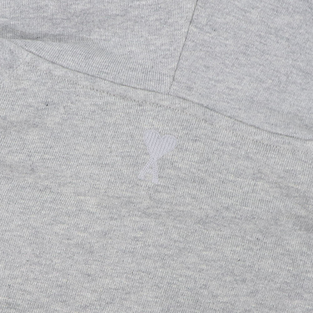 AMI PARIS スウェット ブラック グレー ハートロゴ USW224.747