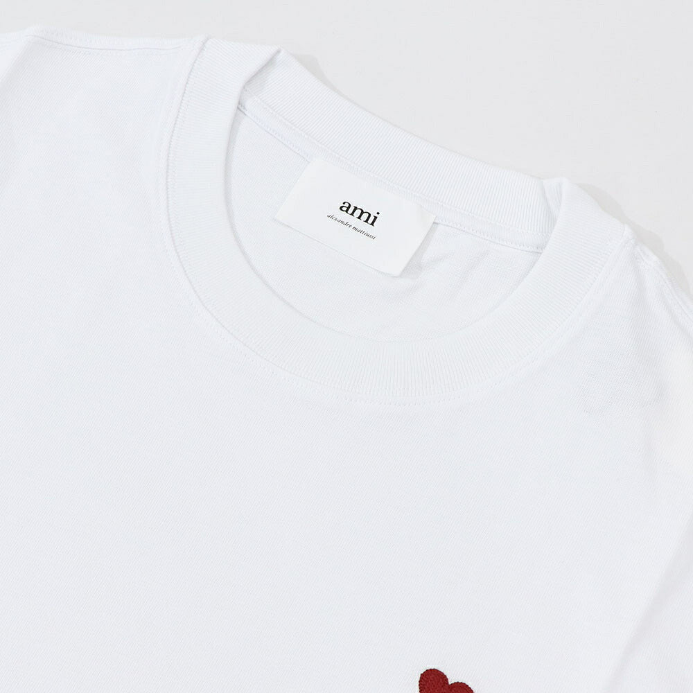 AMI PARIS Tシャツ ホワイト   半袖 BFUTS005.726