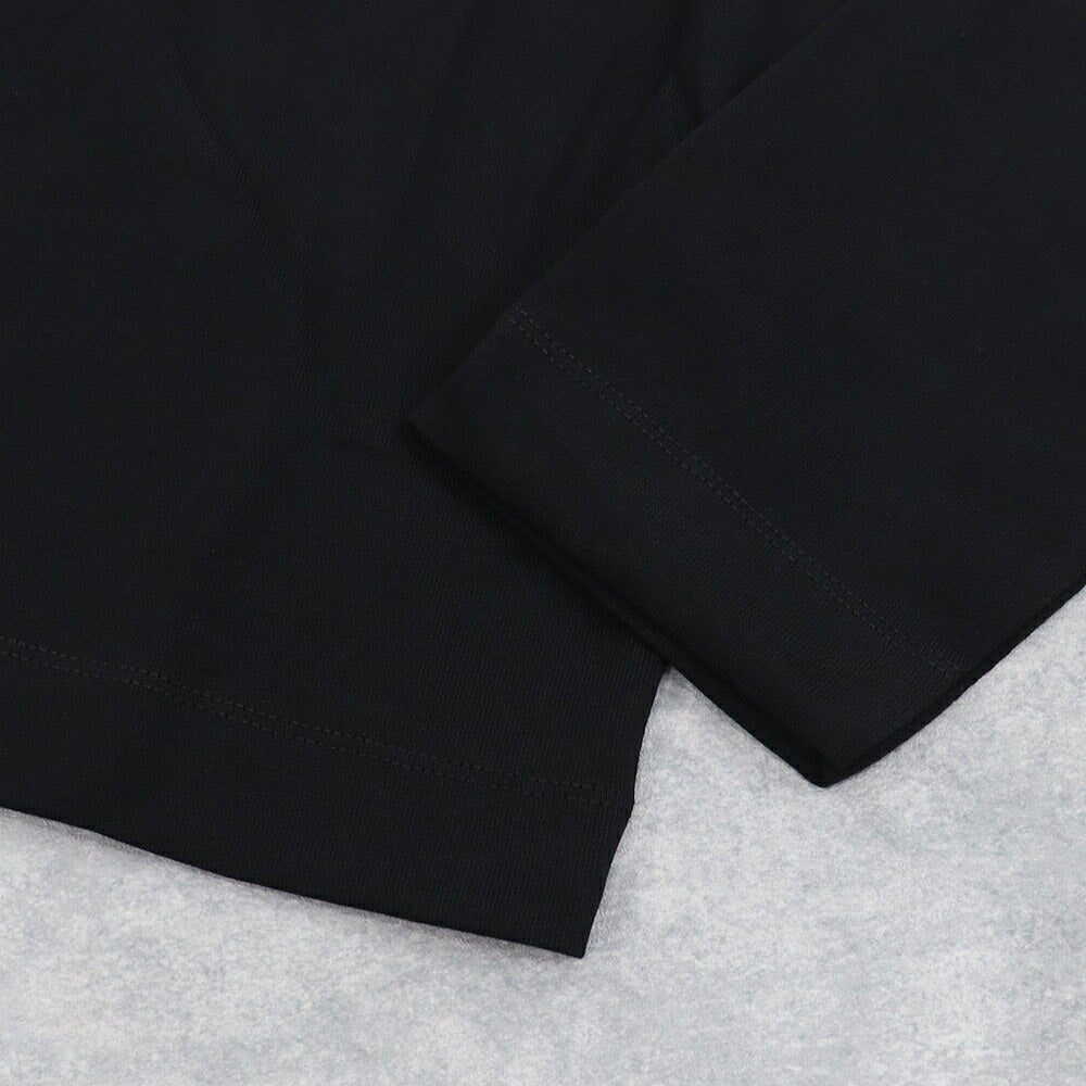 アミ パリス AMI PARIS トップス Tシャツ・カットソー ユニセックス  ブラック コットン カットソー クルーネック ハート刺繍 長袖 UTS205.726