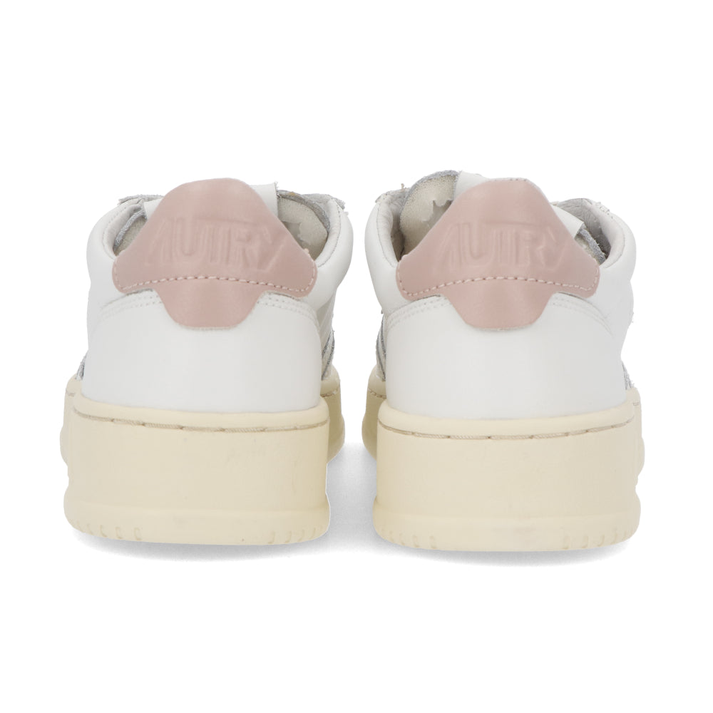 オートリ― ローカットスニーカー  ホワイト ピンク