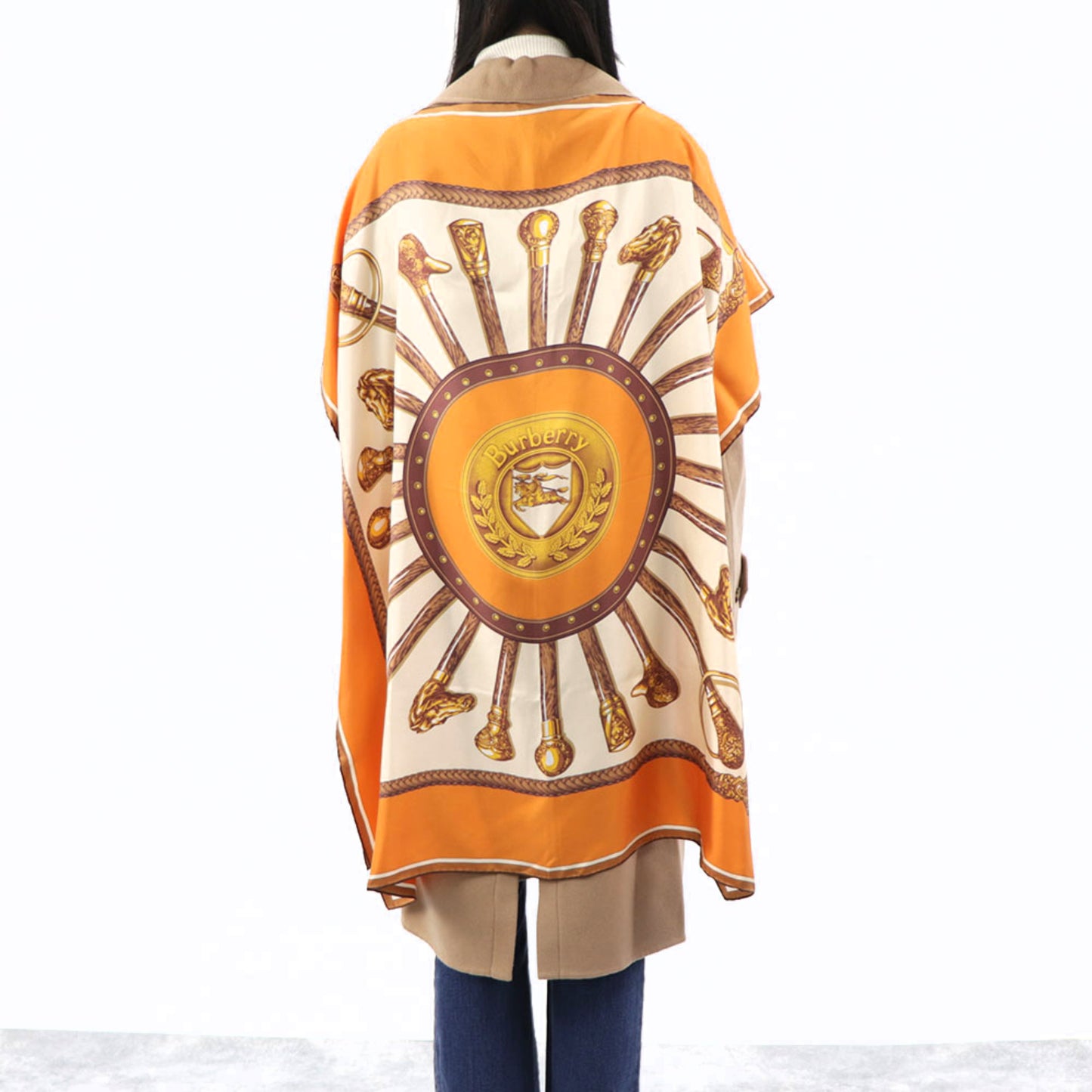 BURBERRY ストール 8027157 A1934 オレンジ