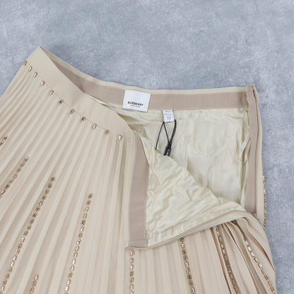 バーバリー プリーツスカート 4562542 A4648 ベージュ