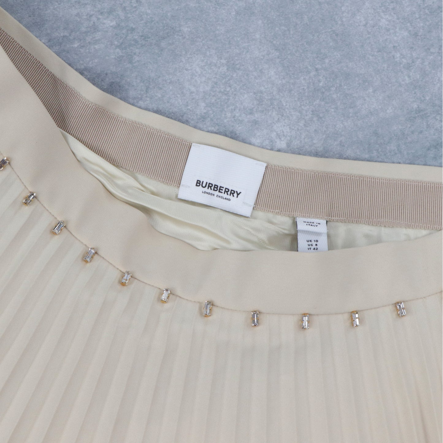 バーバリー プリーツスカート 4562542 A4648 ベージュ