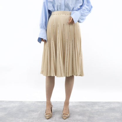 バーバリー プリーツスカート 4562542 A4648 ベージュ