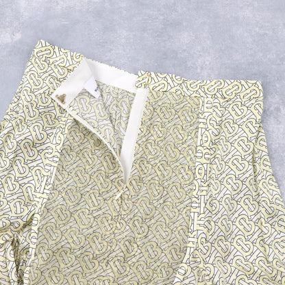 バーバリー スカート 8016883 A7309 イエロー ミディ丈