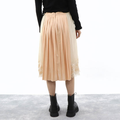 バーバリー プリーツスカート 8019011 A7090 ピンクベージュ