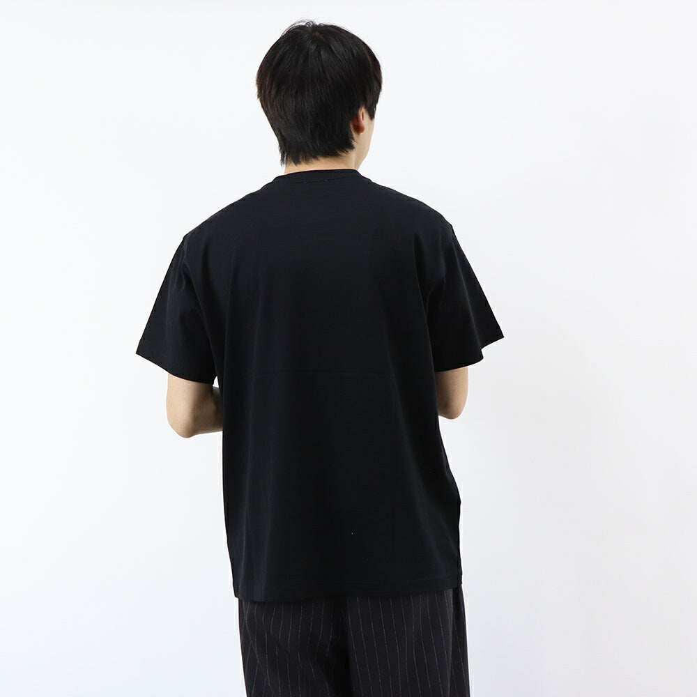 BURBERRY Tシャツ ブラック バーバリーチェック ポケット 半袖 8073030