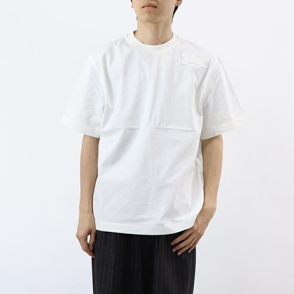 BURBERRY Tシャツ ホワイト 半袖Tシャツ ロゴ 無地 8084966