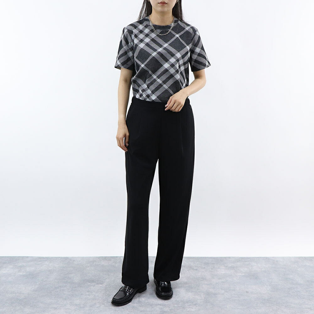 BURBERRY Tシャツ ブラック ハウスチェック チェック柄 ショートスリーブ 半袖 8088062