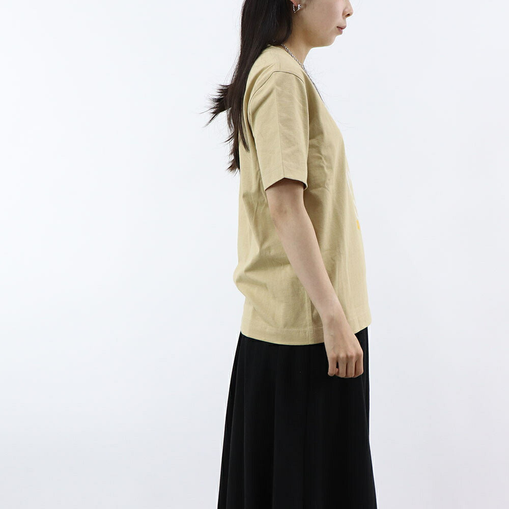 BURBERRY Tシャツ ベージュ フロントプリント ダックモチーフ 半袖 8093586