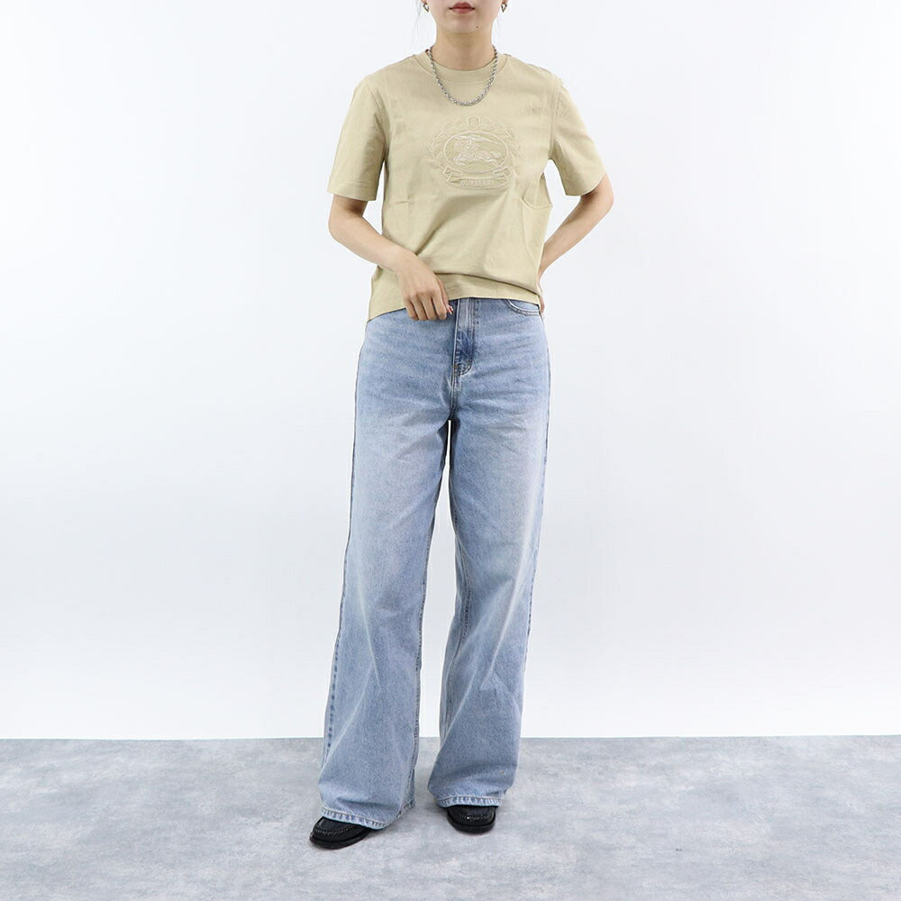 BURBERRY Tシャツ ベージュ 半袖Tシャツ ロゴ 8093654