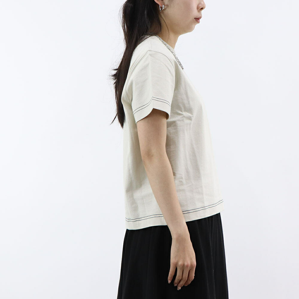 BURBERRY Tシャツ ホワイト 半袖Tシャツ ストライプ 8094283