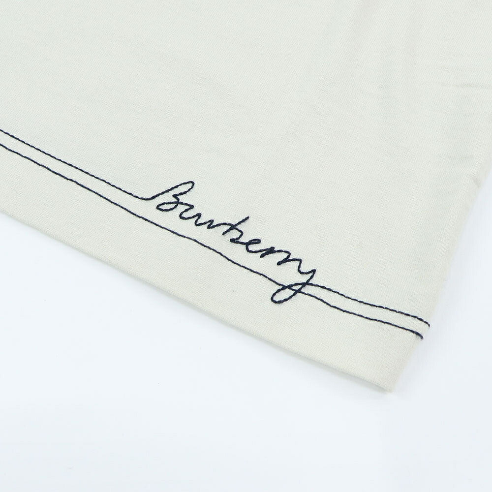 BURBERRY Tシャツ ホワイト 半袖Tシャツ ストライプ 8094283