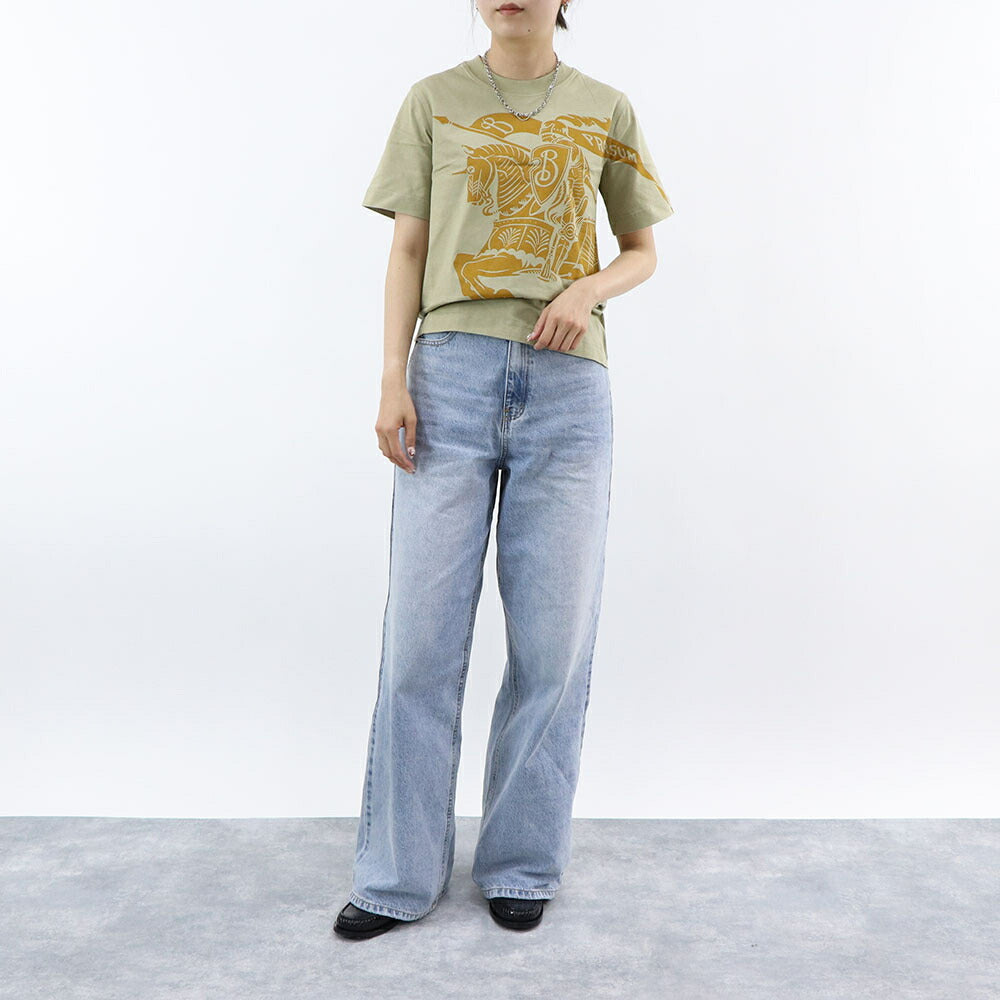 BURBERRY Tシャツ カーキ 半袖Tシャツ ロゴ 8096376