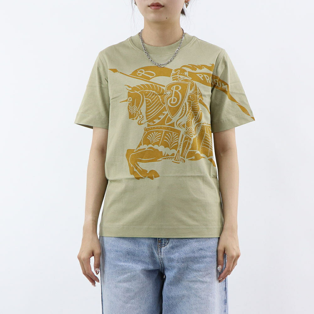 BURBERRY Tシャツ カーキ 半袖Tシャツ ロゴ 8096376
