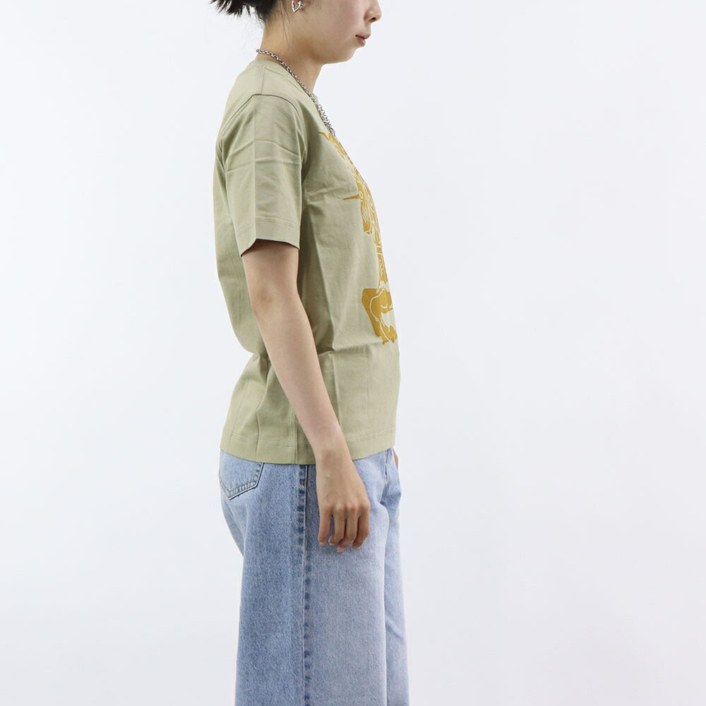 BURBERRY Tシャツ カーキ 半袖Tシャツ ロゴ 8096376