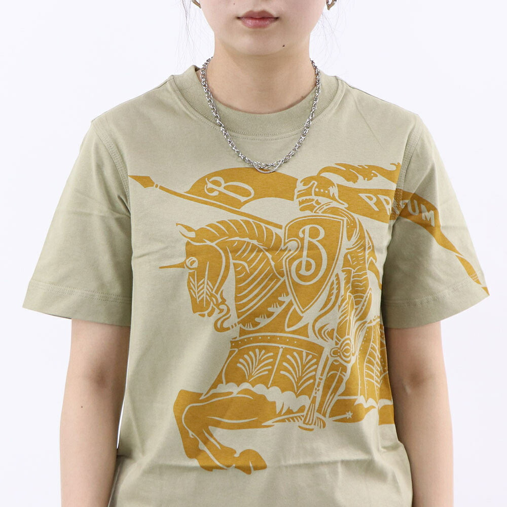 BURBERRY Tシャツ カーキ 半袖Tシャツ ロゴ 8096376