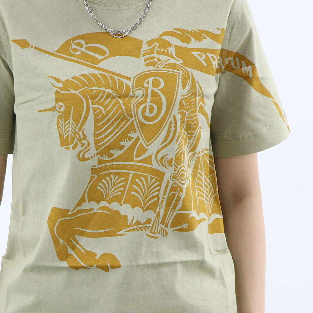 BURBERRY Tシャツ カーキ 半袖Tシャツ ロゴ 8096376