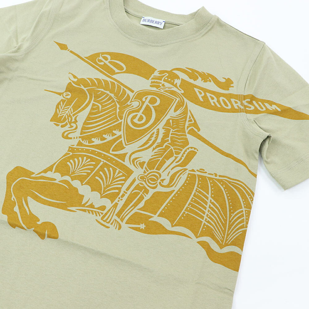 BURBERRY Tシャツ カーキ 半袖Tシャツ ロゴ 8096376