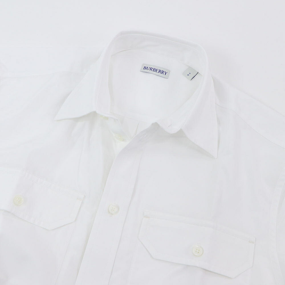 BURBERRY シャツ ホワイト ベーシックシャツ シンプル 8087310
