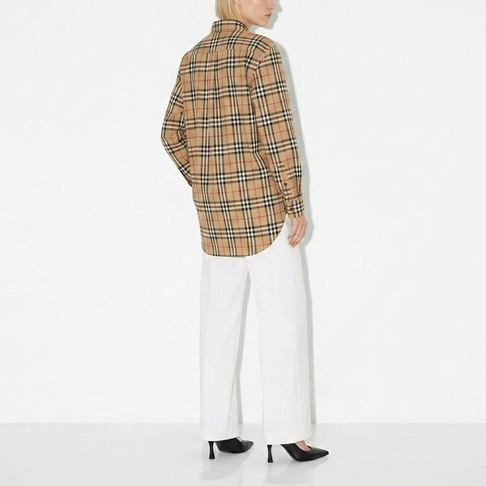 BURBERRY バーバリー レディース トップス シャツ・ブラウス ブラウン系 コットン バーバリーチェック 8083146