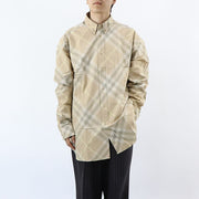 BURBERRY シャツ ベージュ チェック柄 長袖シャツ 8082194