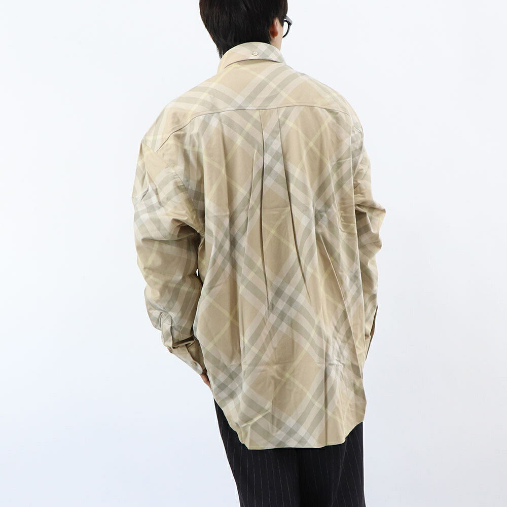 BURBERRY シャツ ベージュ チェック柄 長袖シャツ 8082194