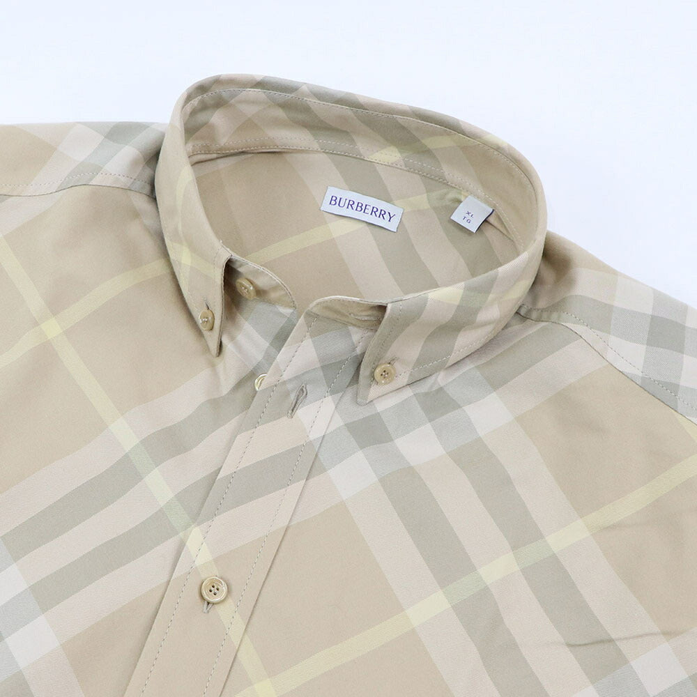 BURBERRY シャツ ベージュ チェック柄 長袖シャツ 8082194
