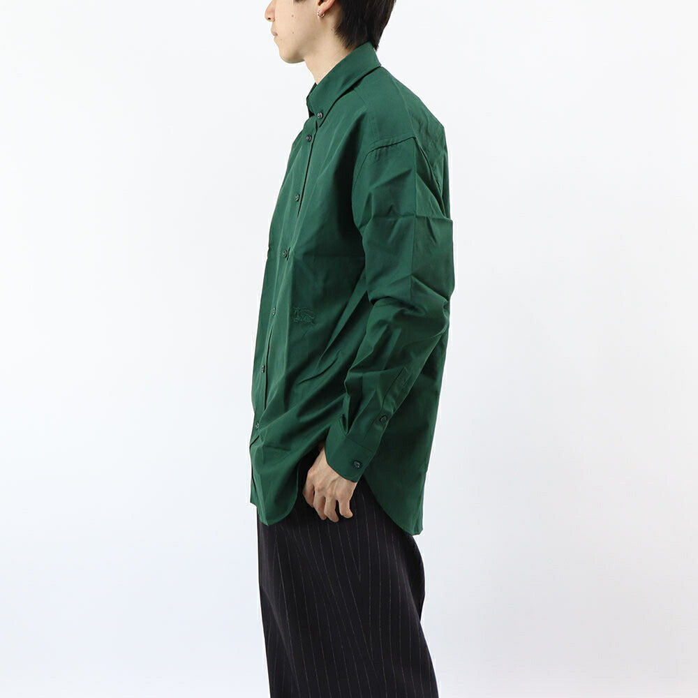 BURBERRY Tシャツ ユニセックス グリーン ロゴ 無地 シンプル 長袖 8082885