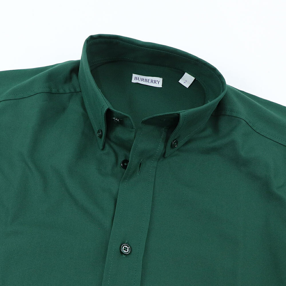 BURBERRY Tシャツ ユニセックス グリーン ロゴ 無地 シンプル 長袖 8082885