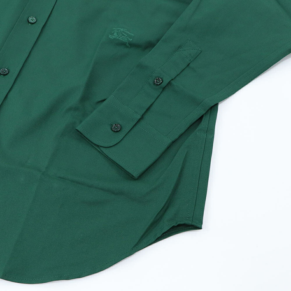BURBERRY Tシャツ ユニセックス グリーン ロゴ 無地 シンプル 長袖 8082885