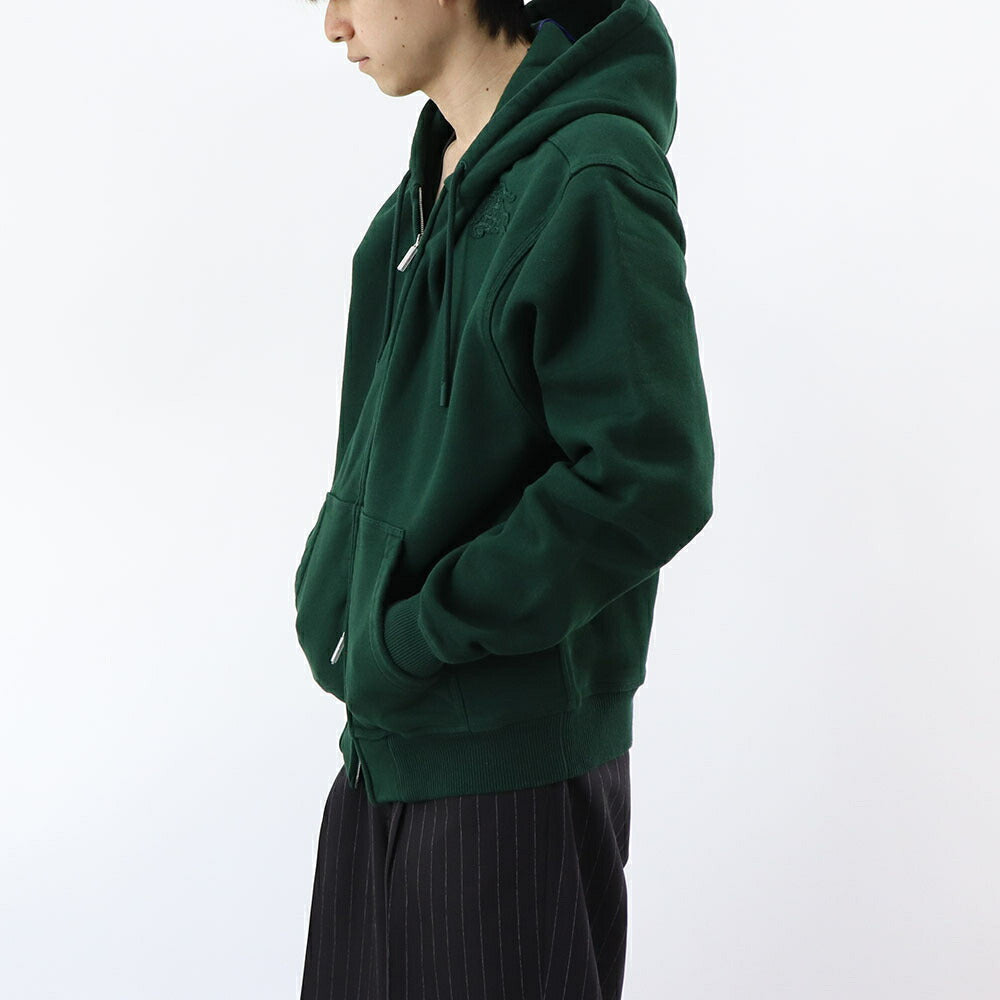 BURBERRY パーカー グリーン ジップパーカー ロゴ シンプル 8084981