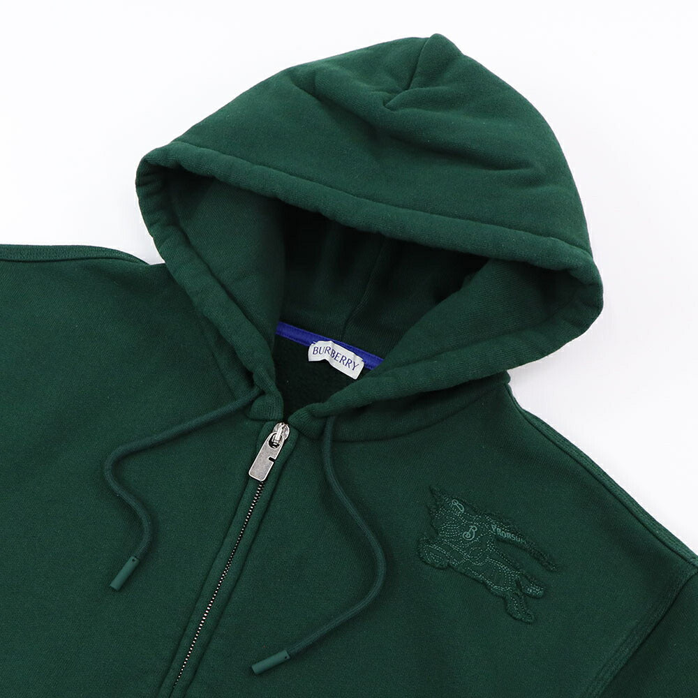 BURBERRY パーカー グリーン ジップパーカー ロゴ シンプル 8084981