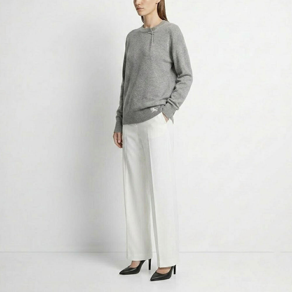 BURBERRY バーバリー レディース トップス ニット グレー カシミヤ ニット 8080851
