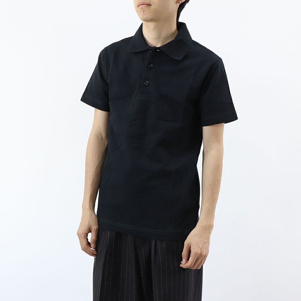 BURBERRY ポロシャツ ブラック ロゴ 8094280