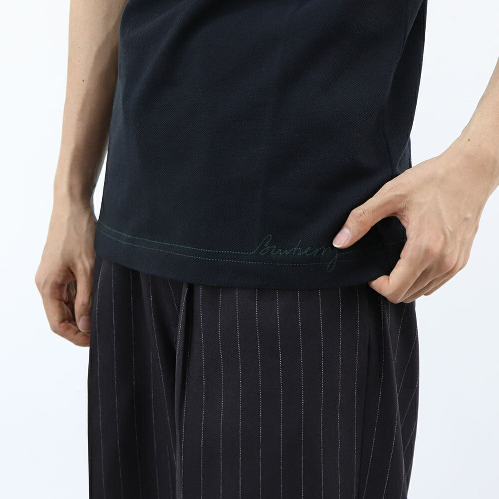 BURBERRY ポロシャツ ブラック ロゴ 8094280