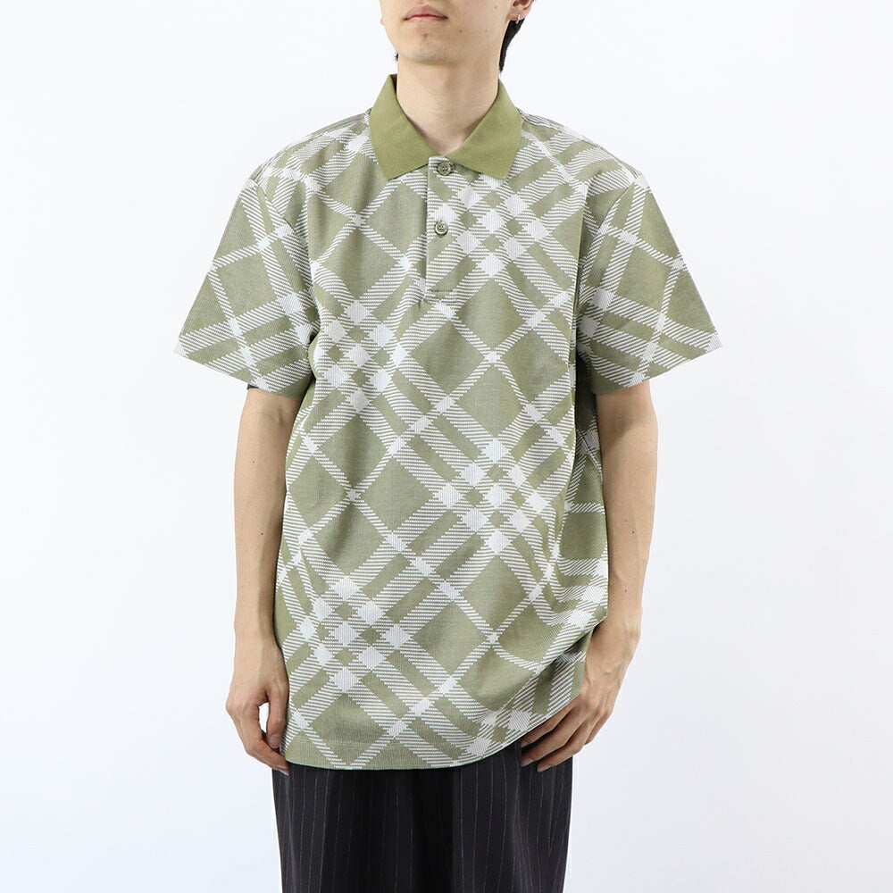BURBERRY ポロシャツ カーキ チェック柄 8089110